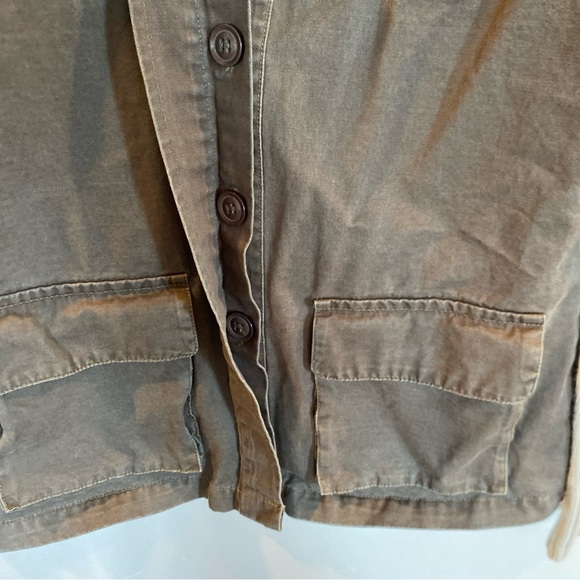 Ellison Jacket Aztec Sweater Arms Womens Small Boutique Utility Knit Brown - Picture 4 of 7